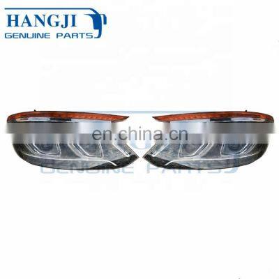 Kinglong new model bus spare parts bus headlight 236100184&236100188 QA 1597 05&QA1598 06 LH&RH combination headlamp