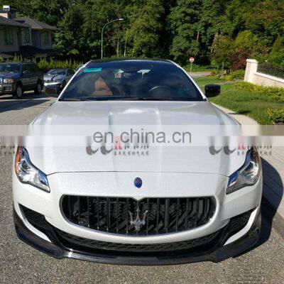 Hot sell Carbon fiber body kit for Maserati quattroporte 2012-2018 front spoiler rear diffuser for Maserati quattroporte facelif