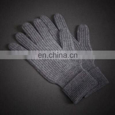 Men Cashmere Woolen Cotton Hand Knitted Gloves