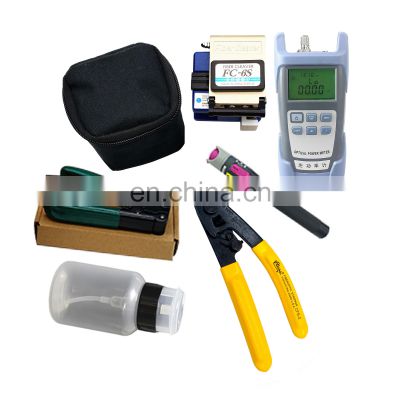 FTTH  OEM and ODM hot-sale  fiber optic tool VFL FC-6s power meter Tools kit fiber termination  Fiber Equipment Tool kits