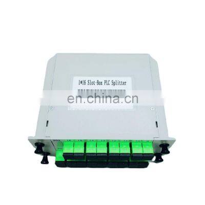 Qingdao Factory price 1*8 1*16 1*32 card PLC splitter