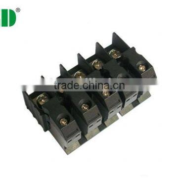 Pitch 12.7mm 600V 60A Panel mount Connector Perforation Terminal Blocks Through Panel Terminal Connectors
