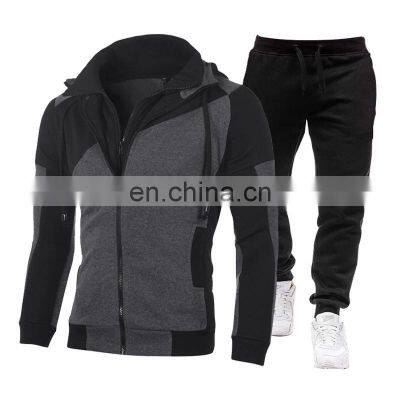 Merchant Direct Sales Custom Customized Fashion 2-piece Hooded Gym Sports Men's Sportswear photo-3