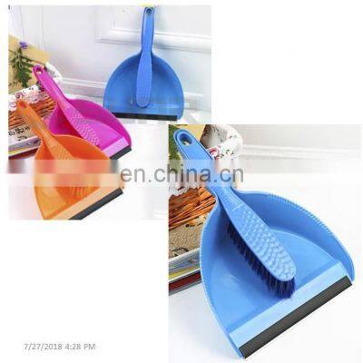 Low Price Small Mini Plastic Soft Broom Brush With Dustpan photo-3