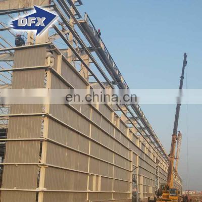 Low Cost High Quality Prefabricated Cow Farm Using Dairy Hangar Steel Structure