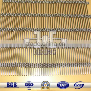 Decorative rod and rope wire netting