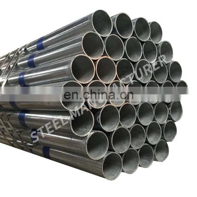 Low price hot dipped pre-galvanized round steel pipe 20-50mm galvanized steel pipe