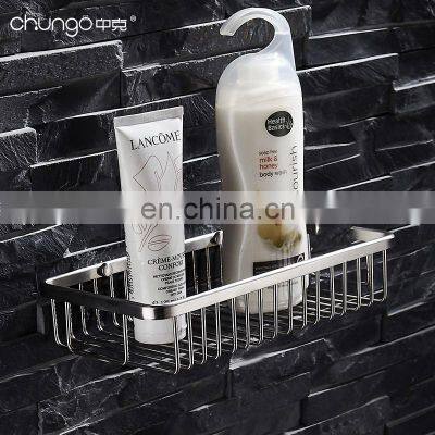 304 Stainless Steel Bathroom Shower Caddy Basket Shelf Organizer Storage With Shaver Holder Home Accessories photo-2
