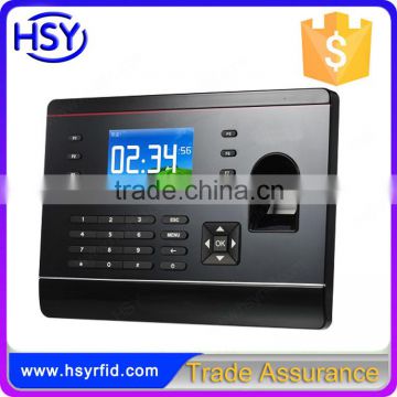 HSY-F308 Finger keypad card reader tcp/ip firmware program time attendance device for business office access management