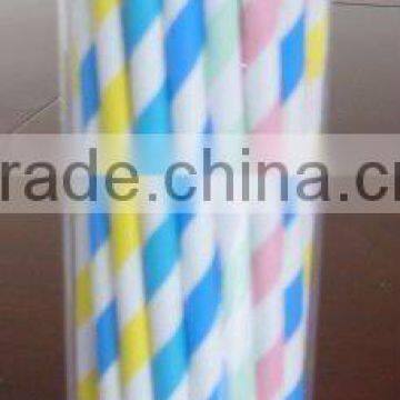 Party Paper Straws 25pcs packed in PVC box