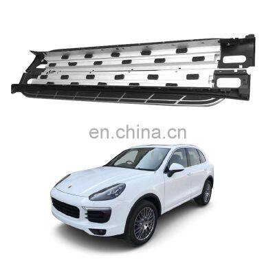 high quality 2011-2017 hot Selling Aluminum alloy step running board for porsche cayenne side running boards