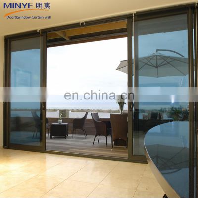 Large design sliding patio door big glass exterior door for sale