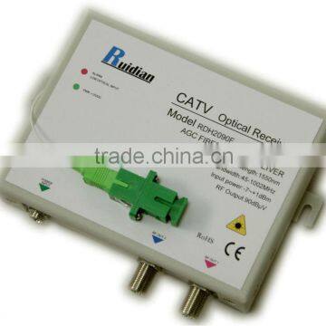 FTTH Fiber Optic CATV AGC Receiver build-in Filter