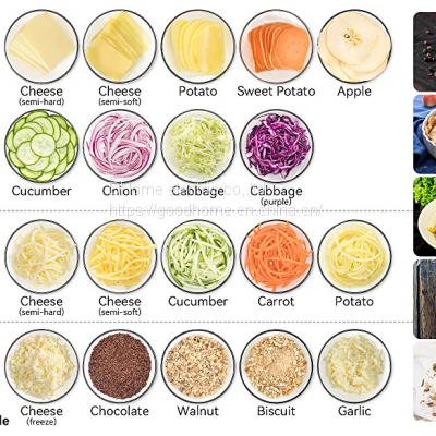 Cross-border Multi-function Electric Vegetable Cutter Salad Machine Five Function Roller Vegetable Cutter （Wechat:13510231336） photo-3