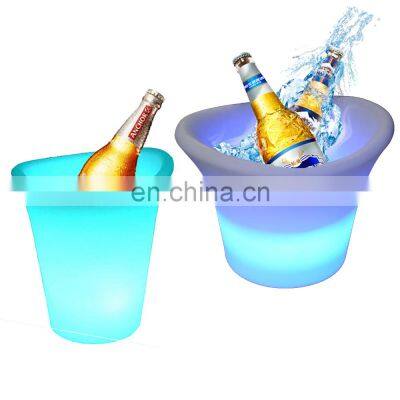 nightclub bars restaurant wine cooler box Champagne Wine Drinks Beer Bucket Modern Home LED Glowing Led Rechargeable Cooler