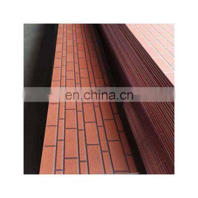 metal carved sound proof foam sandwich panel partition wall panel pu foam eps 3d panel metal decorative insulation