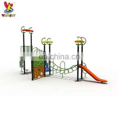 Combine Rock Climbing Children Plastic Slide Playsets Outdoor Playground Equipment for Amusement Park