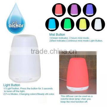 7 Colors LED Factory Price 100ml Ultrasonic Aroma Humidifier SPA Pure Essential Oil Diffuser Mist Maker Fogger photo-3