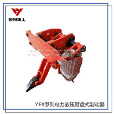 Hengyang Heavy Industry Electric Hydraulic Windproof Iron Wedge Brake YFX-500/80 Outdoor Working Gantry Crane