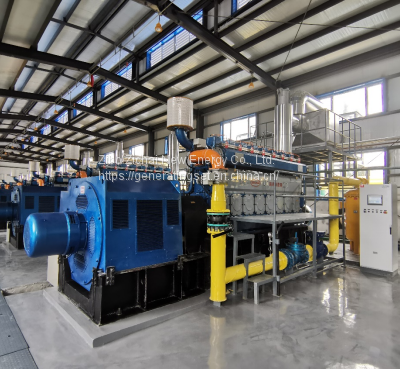500kw Natural Biomass Gas Generating Set Powered by 600rpm Engine