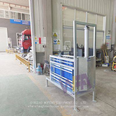 Pork Abattoir Stunning Box Slaughterhouse Equipment For Slaughter Pig photo-5