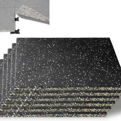 Rubber Flooring Interlocking 50*50/100*100cm Gym Flooring Mat for Sale photo-2