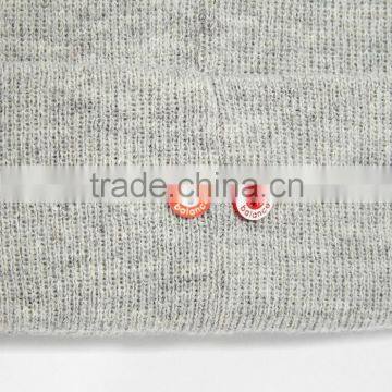 Custom Knit Beanies With Woven Label Slouch Beanie Hat photo-3