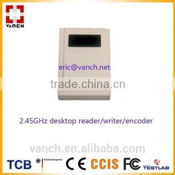 2.45ghz active rfid desktop reader/writer/encoder