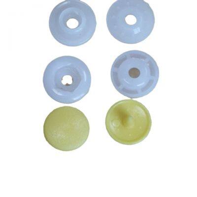 T09 9mm plastic snap buttons for baby wear pom material with high quality