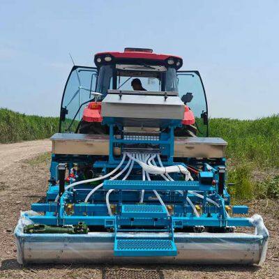 12 Rows Seeding Fertilizing Machine with Rotavator, Disc Harrow and Land Roller for Crops Planting