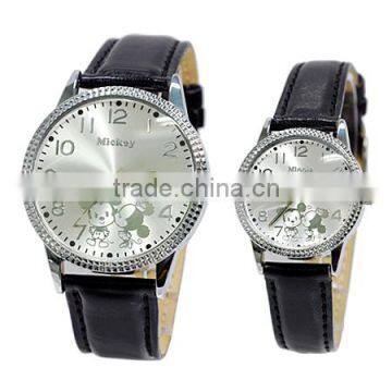 30m water resistant quartz watch couple watch leather strap watch