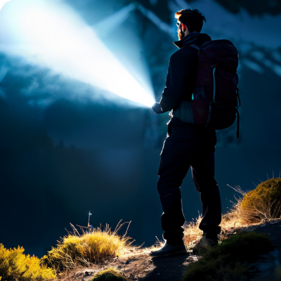 Outdoor Camping Flashlight with Adjustable Brightness and Solar Charging COB Side Light Flashlight