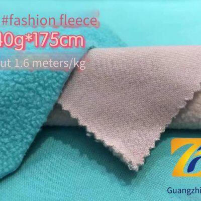 guangzhifeng 9327# модный гранулированный флис, однотонный флис весом 340 г, доступен в нескольких цветах и есть в наличии