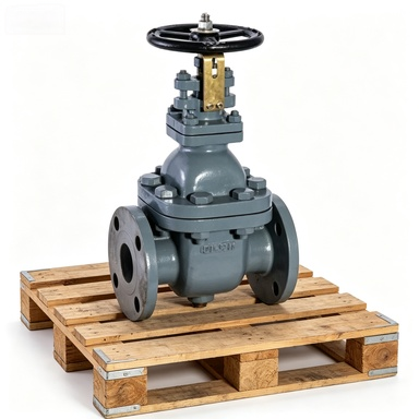 JIS F7366 J Type Flanged Cast Steel Marine Gate Valve 5K/10K
