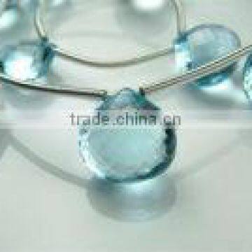 Swiss blue topaz Round Cut Loose Gemstone Wholesaler Manufacturer
