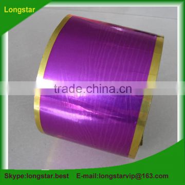 Colored Metallic PVC Film Used For Festive Decoration