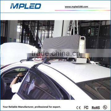 HD mobile led screens Double sided p6 taxi led screen 2015 cheap