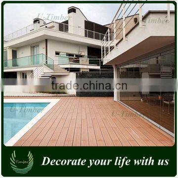 Wood composite decking/flooring for outdoor decoration durable WPC material