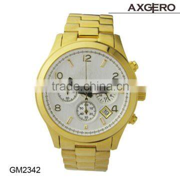 2015 China Factory Popular stainless steel&alloy man geneva brand watches