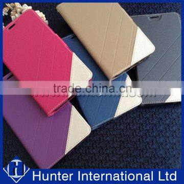 Multicolor PU Leather Wallet Case For Samsung J7