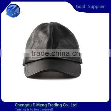 Newest Tailor Made Blank Black Leather Snapback Hats Custom 2015