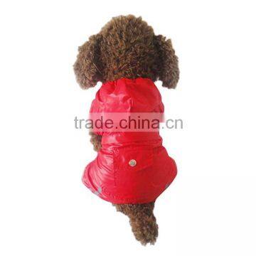 Wholesale Large Dog Clothes Red Dog Air Force Raincoat