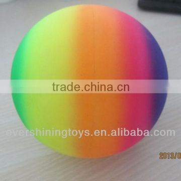 rainbow volleyball/inflatable beach ball/rainbow PVC balls