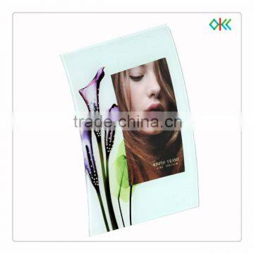 curved glass new photo frame for sister