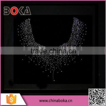 BOKA hotfix neck design rhinestone transfer motif
