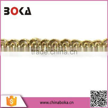 BOKA Gold Metallic Cord Braid Lace