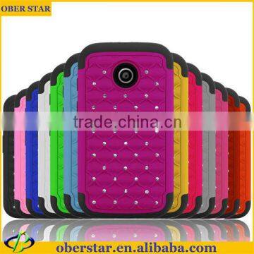 Babysbreath PC Silicone phone Case armor Case for MOTO E