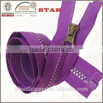 2015 5# plastic o/e zipper for wholesale dress