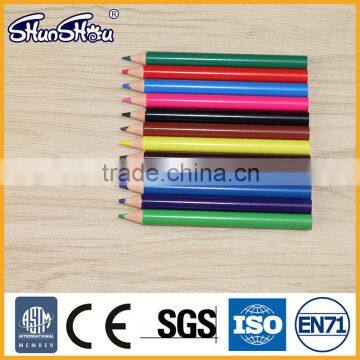 3.5'' 12 colors children drawing cheap plastic colored pencil