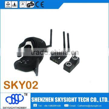 Skyzone SKY02 FPV AIO Goggles 5.8GHz Dual Diversity 3D 40 Channels Receiver With Head-Tracker for FPV Drone